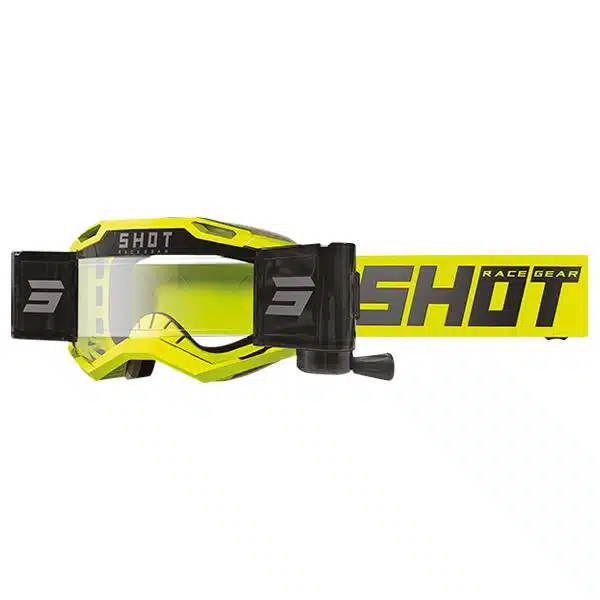 Shot Iris Roll Off Solid Fluor Geel Glans Crossbril 2026 Collectie ( 45mm )
