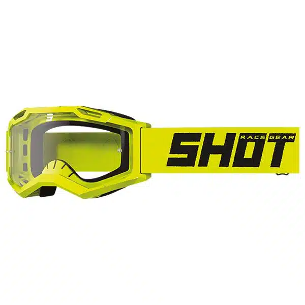 Shot Assault 2.0 Solid Fluor Geel Glossy Crossbril 2026 Collectie