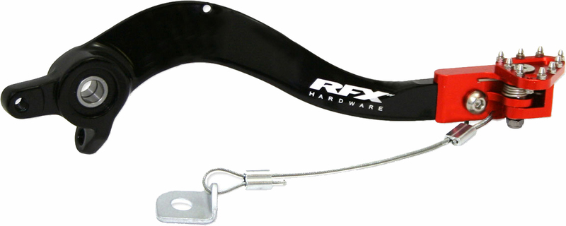 RFX Rempedaal + Brake Saver zwart / oranje KTM SX/SX-F 125-450 23- & EXC/EXC-F 125-500 24 & Husqvarna TC/FC 125-450 23- & TE/FE 125-501 24- & Gas Gas MC/MC-F/EC/EC-F 125/250F/350F/450F 2024