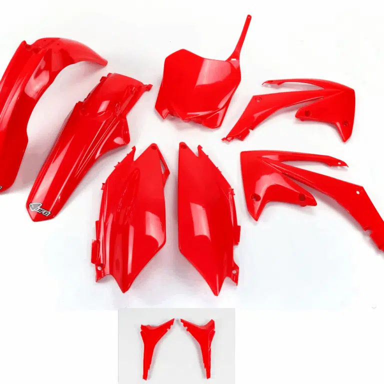 UFO plastic kit met airbox covers Rood Honda CRF 250R 2011-2013 & CRF 450R 2011-2012