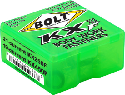 Bolt Volledige plastic set schroeven set Kawasaki KX 250F 2021- & KX 450F 2019-