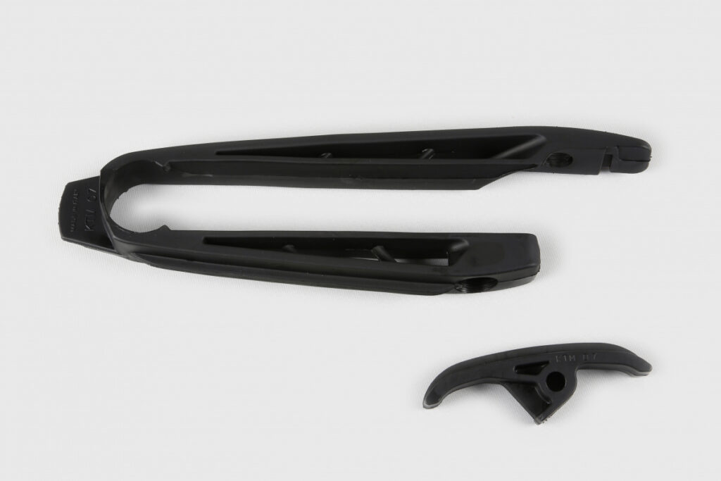 UFO Swingarm geleider zwart KTM SX/SX-F 125/144/150/250/450/505 07-10 & EXC/EXC-F 125/200/250/400/450/530 08-11