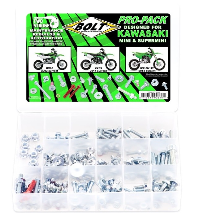 Bolt Pro Pack minis Kawasaki KX 65 2002- & KX 85/100/112 2014-
