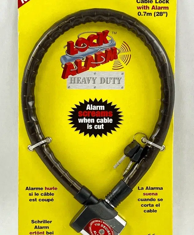 Lock Alarm Heavy Duty kabelslot 0,7 meter 110 decibel