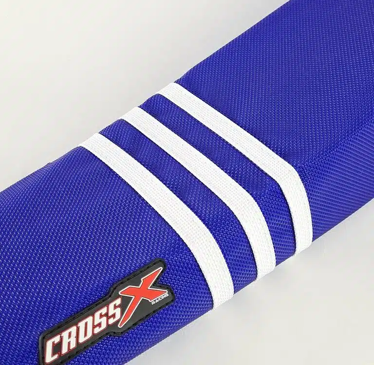 Cross X Zadelovertrek TLD Blauw met 3 witte lijnen KTM SX/SX-F 16-18 & EXC/EXC-F 17-19