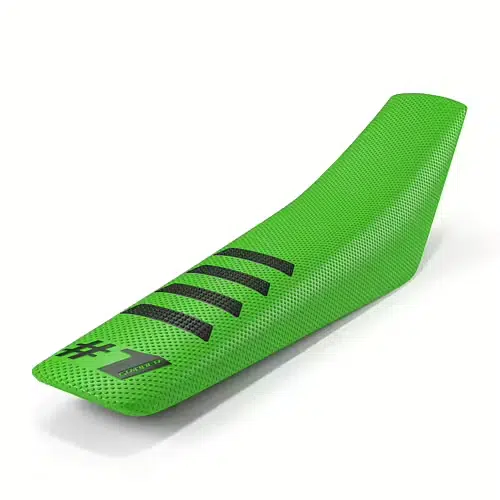Onegripper waterdicht universeel zadelovertrek Ribbed Groen / Zwart #1
