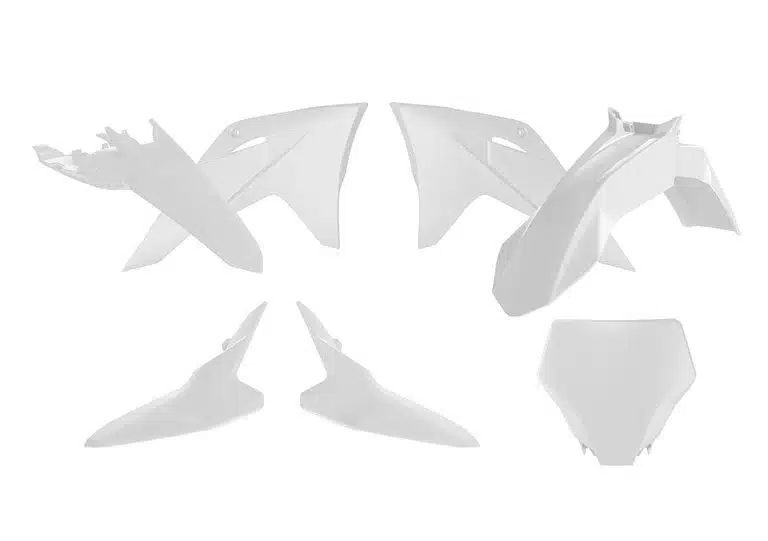 Racetech plastic kit Wit Gas Gas MC 65 2024-