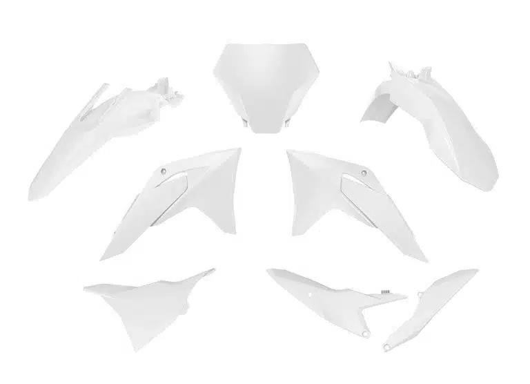 Racetech plastic kit Wit Gas Gas MC 85 2025-