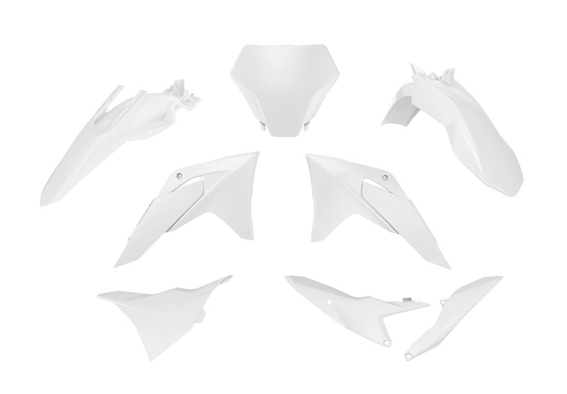 Racetech plastic kit Wit Gas Gas MC 85 2025-