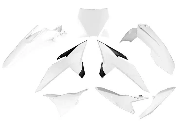 Racetech plastic kit Wit KTM SX 85 2025