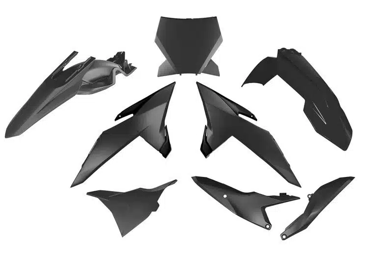 Racetech plastic kit Zwart KTM SX 85 2025