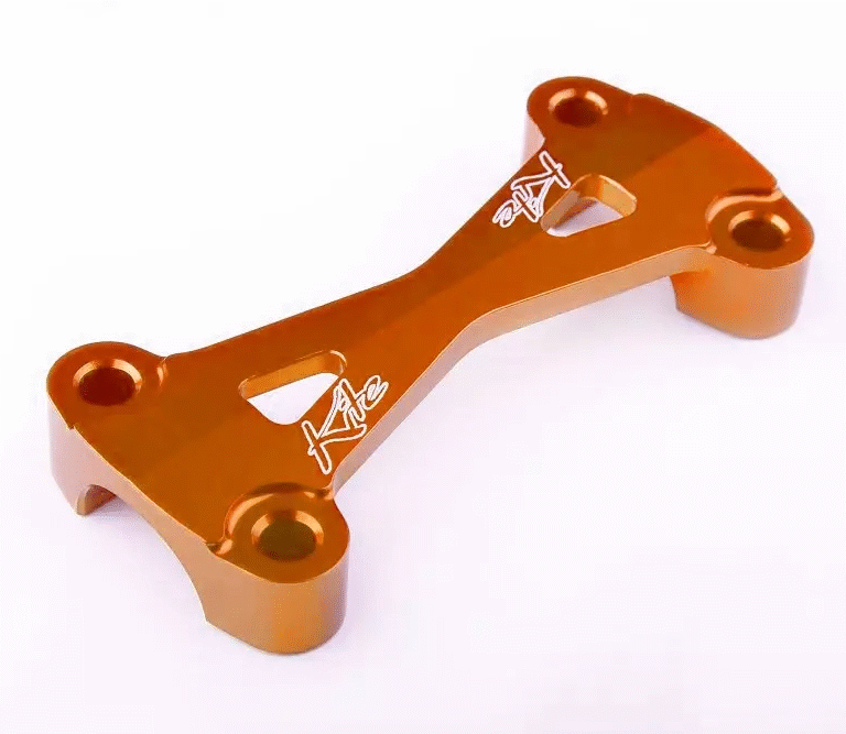 Kite MX/EN bovenste stuurklem Oranje voor 28,6mm stuur ( past alleen op Kite kroonplaten )