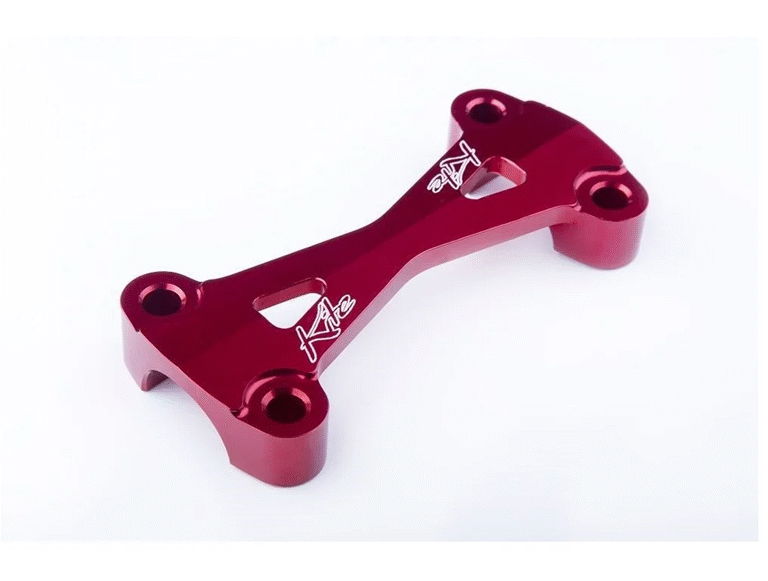 Kite MX/EN bovenste stuurklem rood voor 22mm stuur ( past alleen op Kite kroonplaten Honda )
