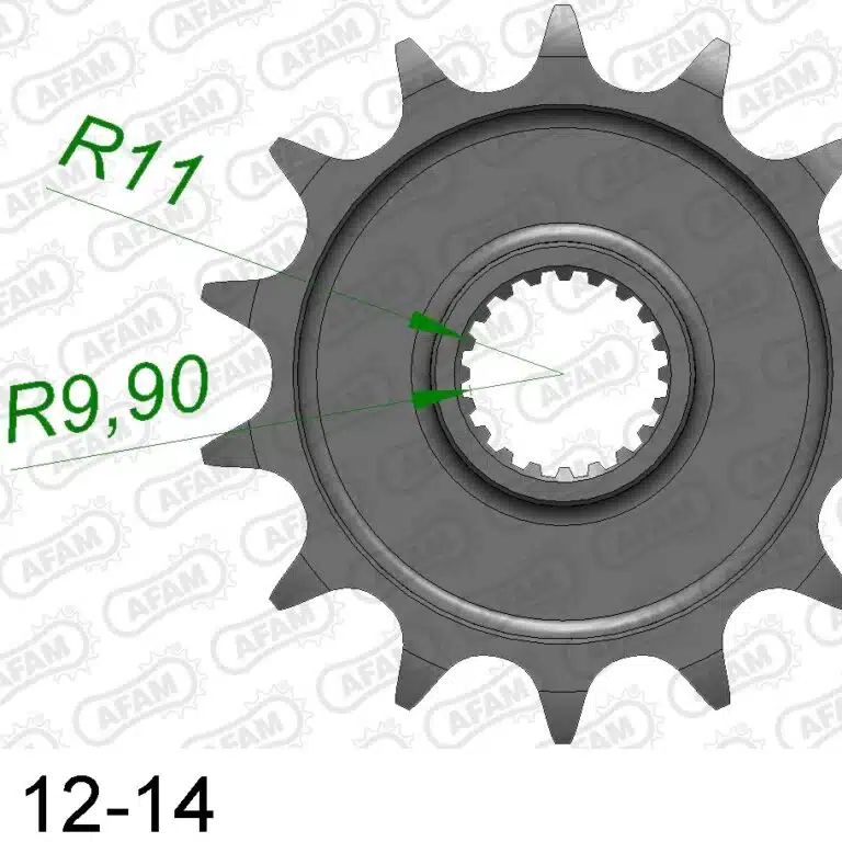 AFAM voortandwiel 13 tands staal Gas Gas EC 250F & EC 300F, Yamaha YZ 125 & YZ 250F & WR 250F, Fantic XX/XE 125