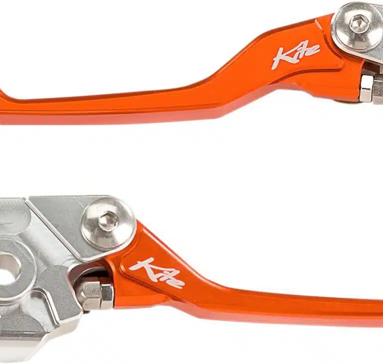 Kite onbreekbare klaphendel set oranje KTM SX/SX 125/150 16- & SX/SX-F 250-450 14- & EXC/EXC-F 250-500 14- & Husqvarna TC 250 14-16 & TE 250/300 14-16 & FC 250/350/450 14-15 & FE 250/350/450/501 14-16 & Sherco