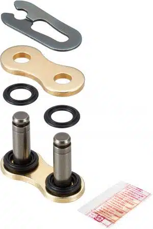 D.I.D 520 VX3 ZJ Clip schakel Goud/Zwart