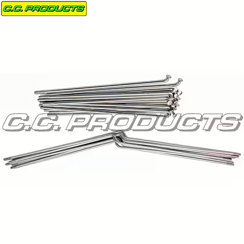 CC-Products Achterwiel 18″ RVS spakenset 8 Z-spaken + 16 normale spaken + nippels voor OEM wielen Yamaha TT 350/600 & YZ 125/250/490