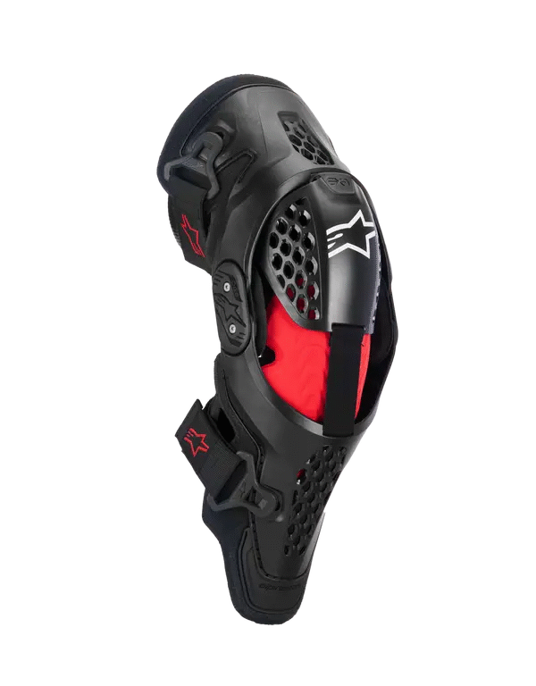 Alpinestars SX-1 Plasma Kniebeschermers volwassen Zwart/Rood