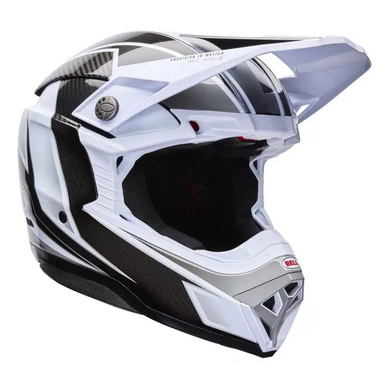 BELL Moto 10 Spherical Helm Grid - Wit / Zwart / Grijs L