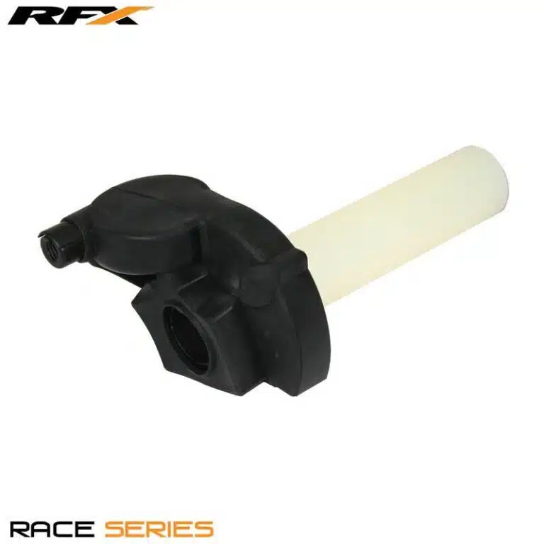 RFX gashendel compleet zwart/clear Yamaha/Kawasaki/Suzuki/Fantic 2 takt