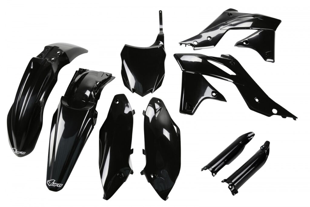 UFO plastic kit Zwart Kawasaki KX 250F 2013-2016 ( full kit )