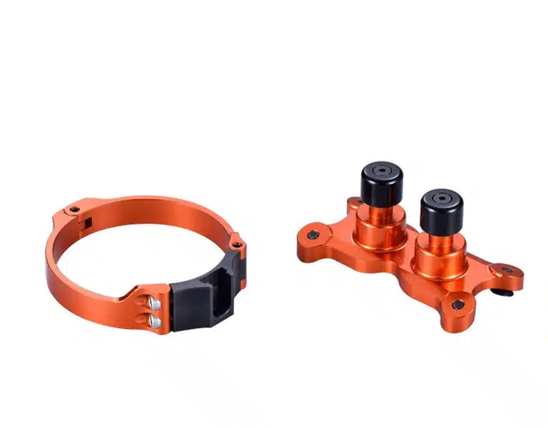 Psychic dubbele starthulp Oranje 59mm KTM SX/SX-F/EXC/EXC-F 125-525 03- & Husqvarna TC/FC/TE/FE 125-501 14- & Gas Gas MC/MC-F/EC/EC-F 125/250/300/350 2021