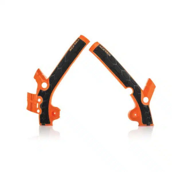Acerbis X-Grip frame beschermers oranje / zwart KTM SX 85 18- & Husqvarna TC 85 18- & Gas Gas MC 85 2021