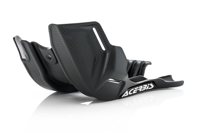 Acerbis blok beschermer zwart met witte letters Acerbis KTM SX 85 18- & Husqvarna TC 85 18- & Gas Gas MC 85 21-