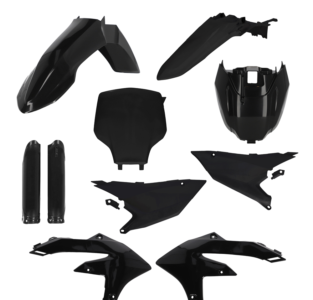Acerbis plastic kit Zwart Yamaha YZ 450F 2026