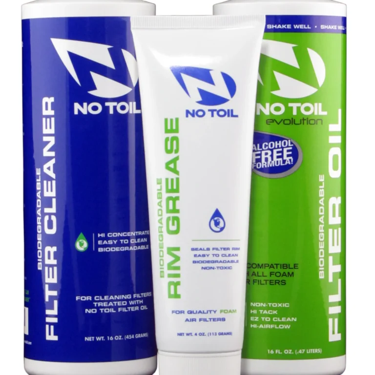 No Toil Bio luchtfilter olie + luchtfilter cleaner + luchtfilterbak vet ( set van 3 )