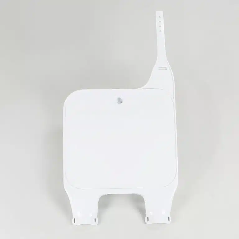 UFO voornummerplaat Wit / Upside Down fork Honda CR 125R/250R 95-99 & CR 500R 95-99