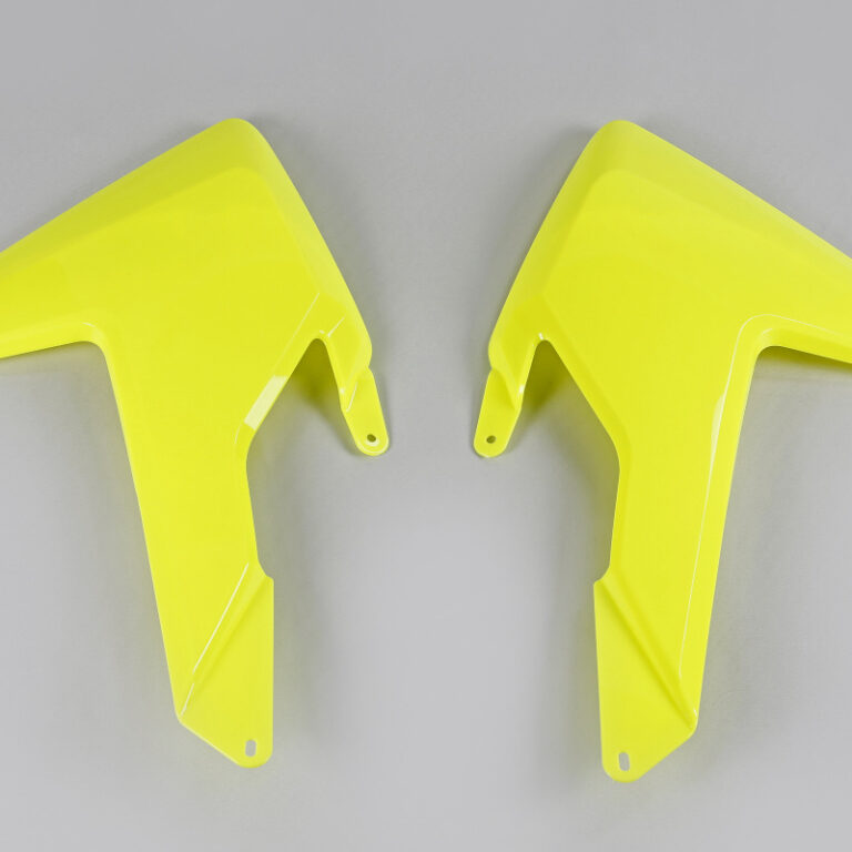 UFO radiator kappen Fluor Geel Husqvarna TC 125 16-18 & TC 250 17-18 & FC 250/350/450 16-18 & TE 250/300 17-19 & FE 250/350/450/501 17-19