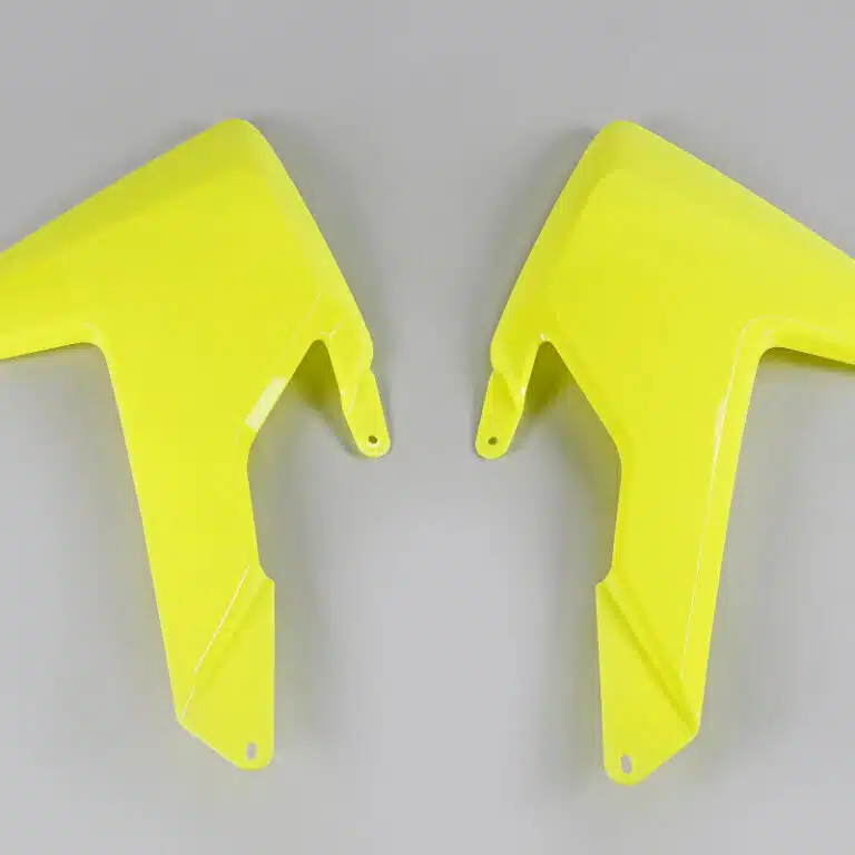 UFO radiator kappen Fluor Geel Husqvarna TC 125 16-18 & TC 250 17-18 & FC 250/350/450 16-18 & TE 250/300 17-19 & FE 250/350/450/501 17-19