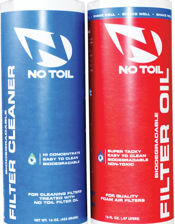 No Toil luchtfilter olie + luchtfilter cleaner ( set 2 pack ) 473 ml