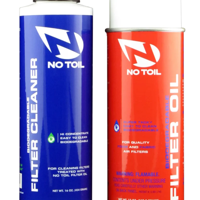 No Toil luchtfilter olie 340.2 gram aerosol + luchtfilter cleaner 454 gram ( set 2 pack )