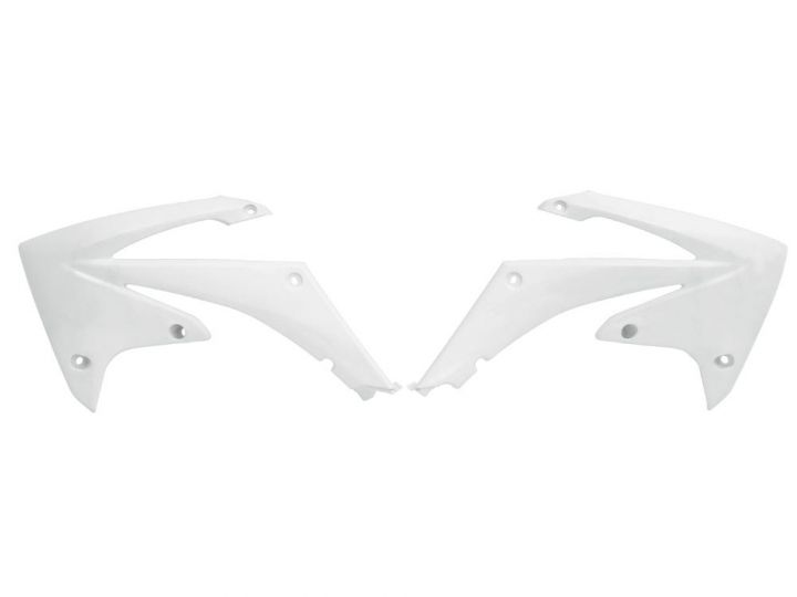 Racetech radiator kappen Wit Honda CRF 250R 2010-2013 & CRF 450R 2009-2012