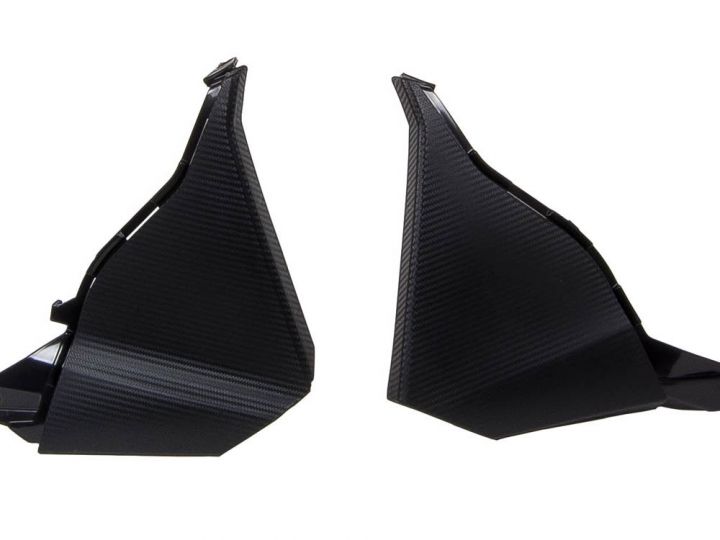 Racetech YZ Revolution Luchtfilterkappen Zwart / Carbon Yamaha YZ 125/250 2002-2021