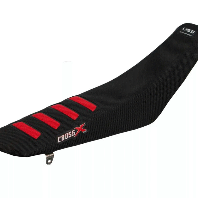 Cross X Zadelovertrek UGS Zwart / Rode strepen KTM SX 125/150/250 19-22 & SX-F 250/350/450 19-22 & EXC/EXC-F 250/300/350/450/500 20-23 & Gas Gas MC/MC-F/EC/EC-F 125-450 21-23