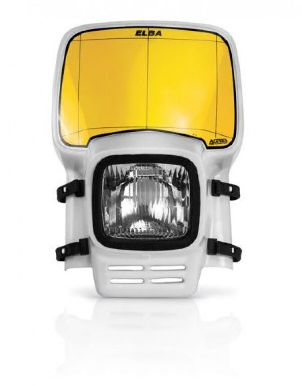 Acerbis Elba Koplamp Wit / Geel