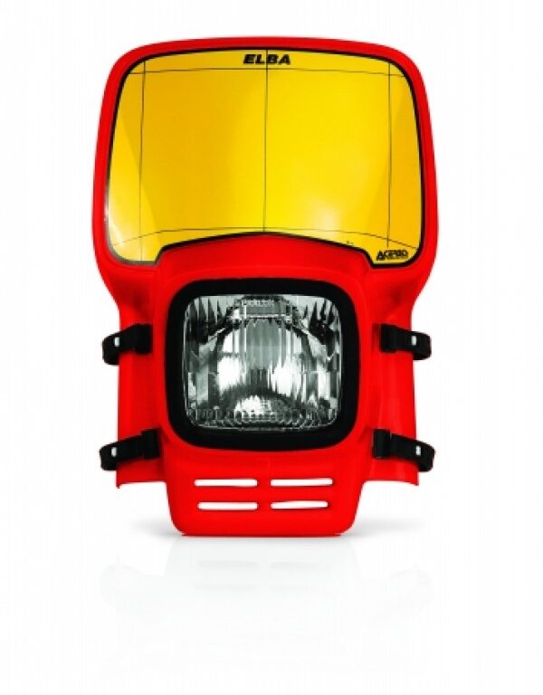 Acerbis Elba Koplamp Rood / Geel