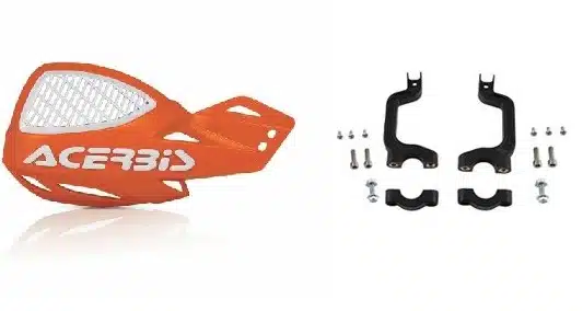 Acerbis Vented Uniko Handkappen Oranje / Wit