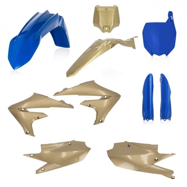 Acerbis plastic kit Blauw / Goud Yamaha YZ 250F 2019-2023 & YZ 450F 2018-2022 ( Limited Edition 50 years Acerbis )