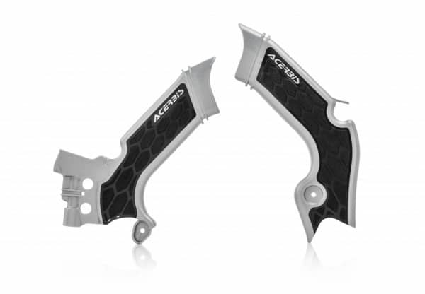 Acerbis X-Grip frame beschermers Grijs / Zwart Kawasaki KX 250F 2021- & KX 450F 2019-