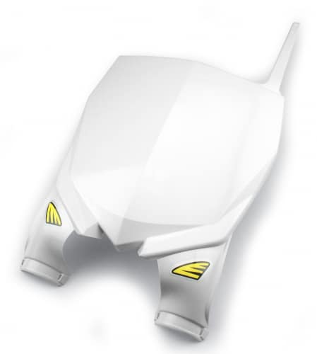 Cycra Stadium voornummerplaat Wit Yamaha YZ 125/250 2005-2023 & YZ 250F 2010-2018 & YZ 450F 2010-2017