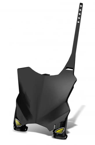 Cycra Stadium voornummerplaat Zwart Kawasaki KX 250F 2017-2024 & KX 450F 2016-2023