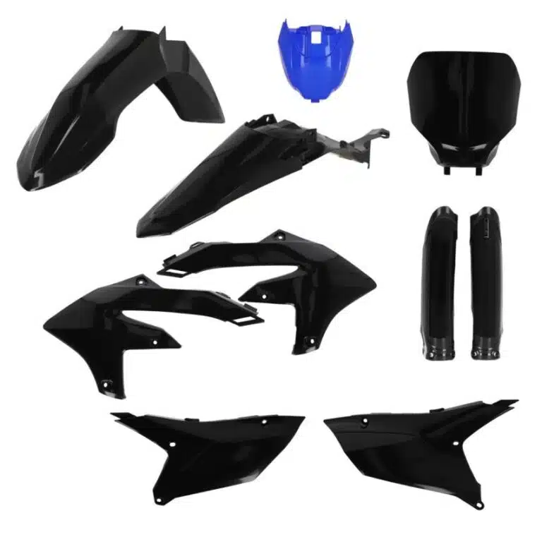 Acerbis plastic kit Zwart / Blauw Yamaha YZ 250F 2024- & YZ 450F 2023-