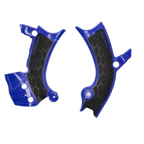 Acerbis X-Grip frame beschermers blauw / zwart Yamaha YZ 250F 2024- & YZ 450F 2023- & Fantic 2026