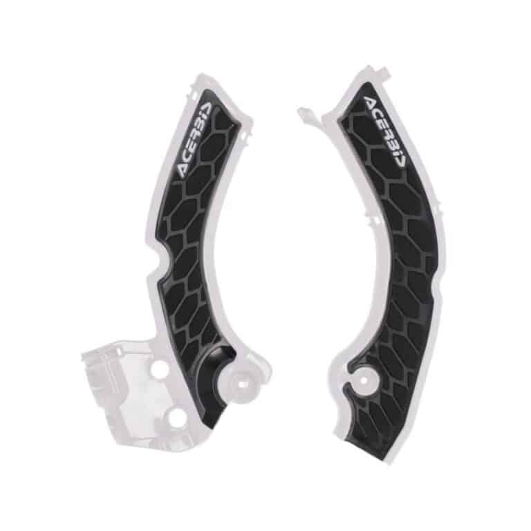 Acerbis X-Grip frame beschermers wit / zwart Triumph TF 250X 2024- & TF 450RX 2024-