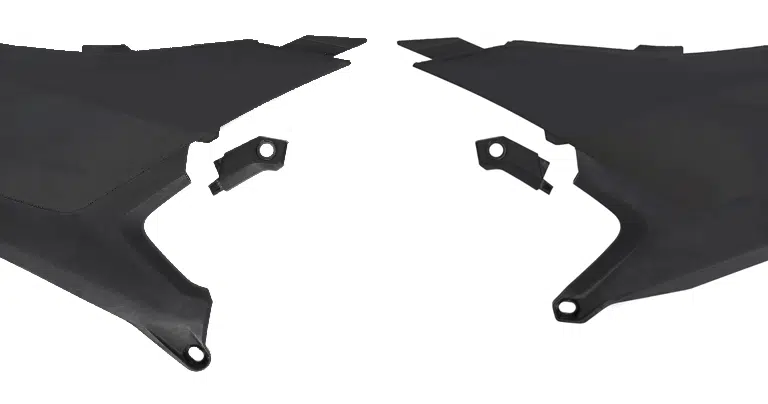 UFO Zijnummerborden Zwart Yamaha YZ 450F 2026