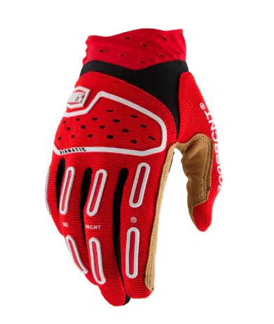 100% handschoenen Airmatic 2 Rood / Zwart Maat S 2026 collectie